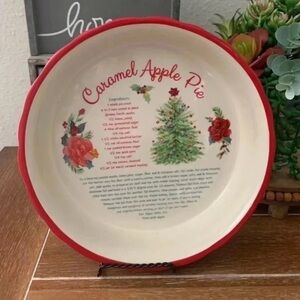 VHTF New pioneer Woman caramel Apple pie Plate